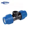 PP Plumbing Fitting PP Quick Coupler compression fittings elbow coupling tee reducing tee