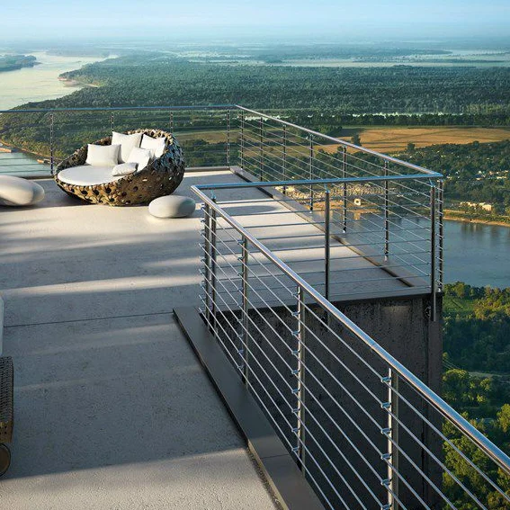 Diseño De Barandilla De Cubierta De Cable De Acero Inoxidable Para