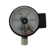 4 inch 100mm bottom black steel case brass internal vacuum electric contact pressure gauge