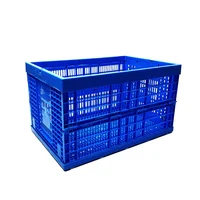 

Plastic collapsible packing crate food containers folding crate plastic storage box for vegetable and fruits
