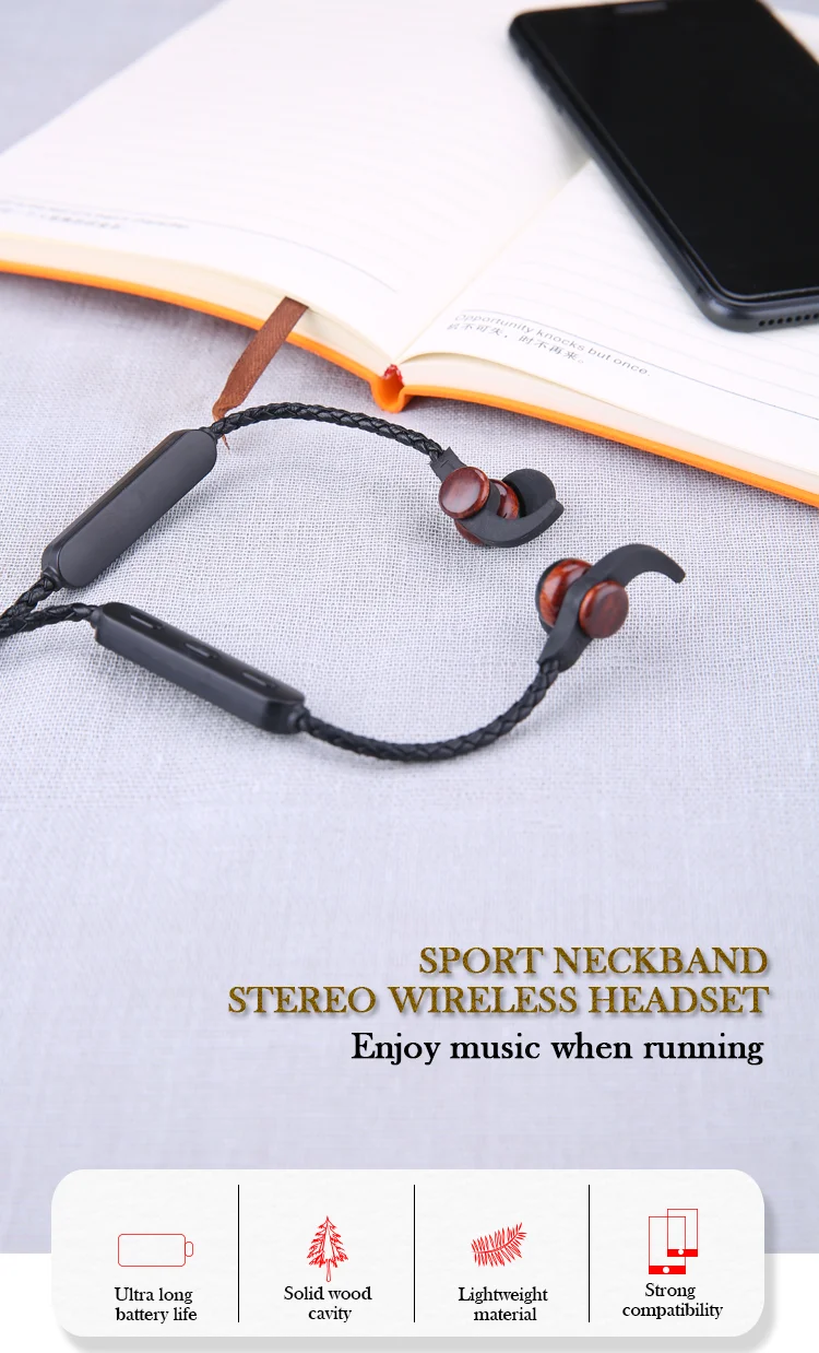 High Quality Cheap Neckband Control Wireless Headphones & Earbuds