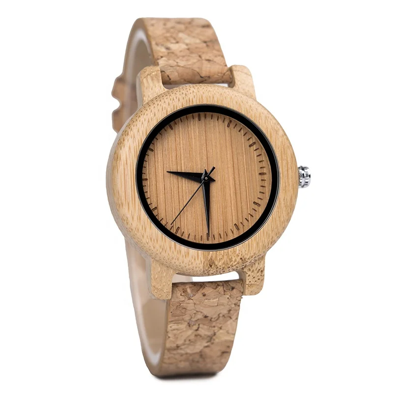 

DODO DEER Bamboo Wooden Watches OEM Wrist for Men and Women Cork Strap Timepieces