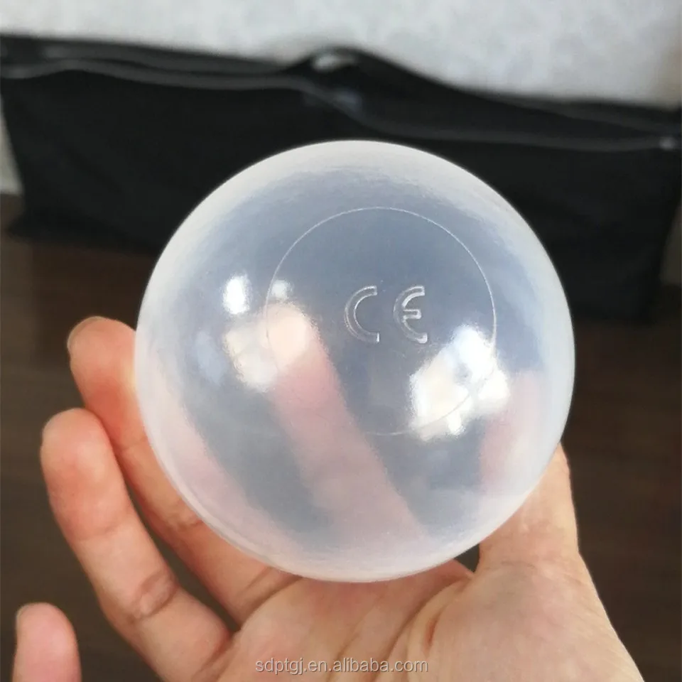 Transparent Plastic Ball Pit Balls 