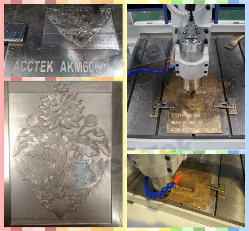 Mach3 control system mini 4 axis cnc router 6060 mold making cnc engraving machine for metal