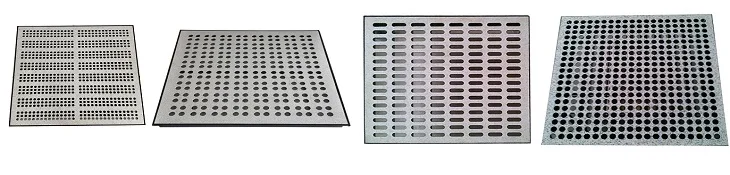 steel perforated raised floor price