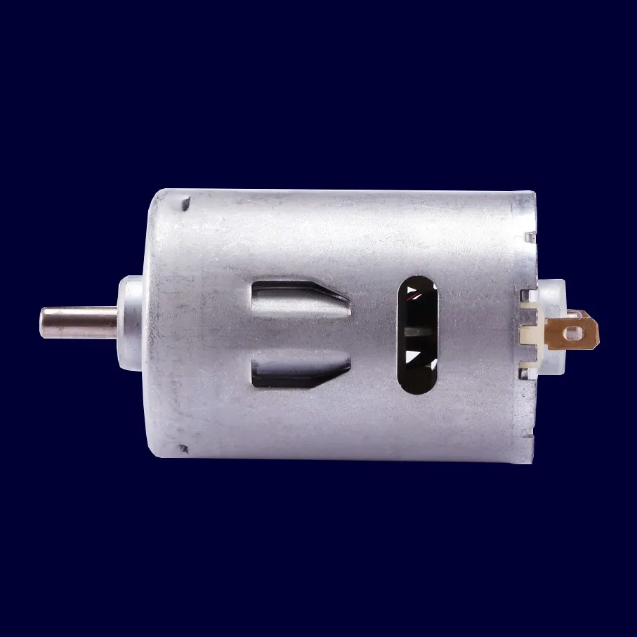 Mabuchi RS-545SH-22100 12V-24V DC Motor - 8500RPM, 36mm Carbon Brush, Spindle Motor For DIY Projects