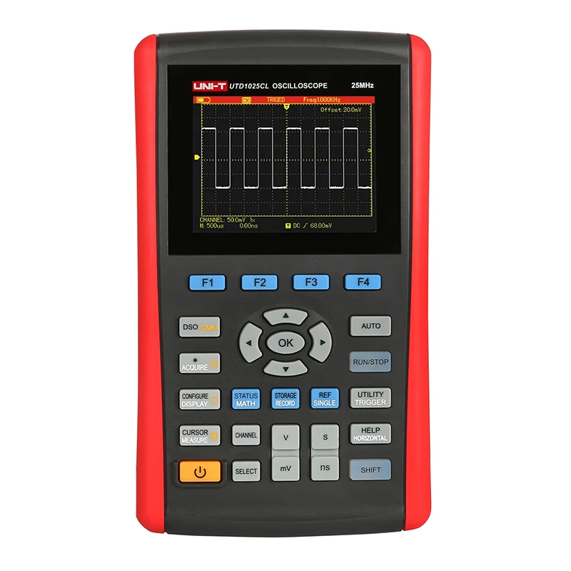

UNI-T UTD1025CL 3.5" LCD 64K Color TFT Handheld Digital Oscilloscope 1CH 25MHZ