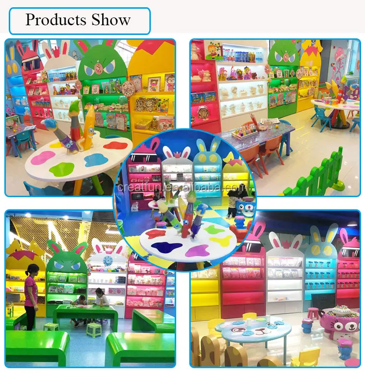 Indoor area high quality wooden display showcase toy storage cabinets for children