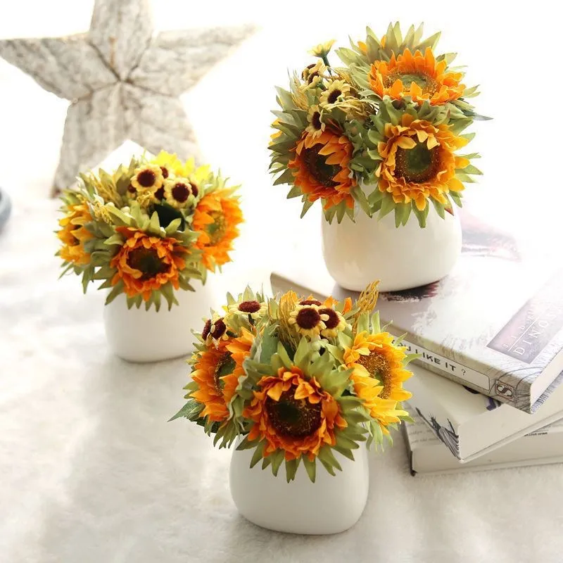 cheap silk sunflowers