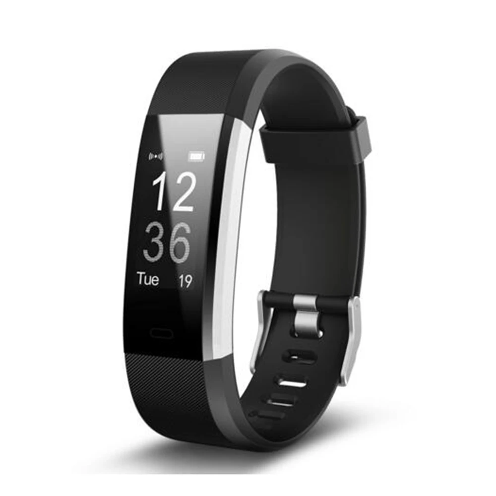

2019 heart rate monitor fitness sport tracking smart bracelet id115 plus hr