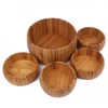 Hot selling product 100% Natural Bamboo Bowl For Serving Salad, Pasta, Soup, and Fruit