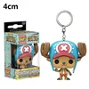 Popular Anime One Piece Funko POP Keychain Chopper Plastic Figure Key Chains