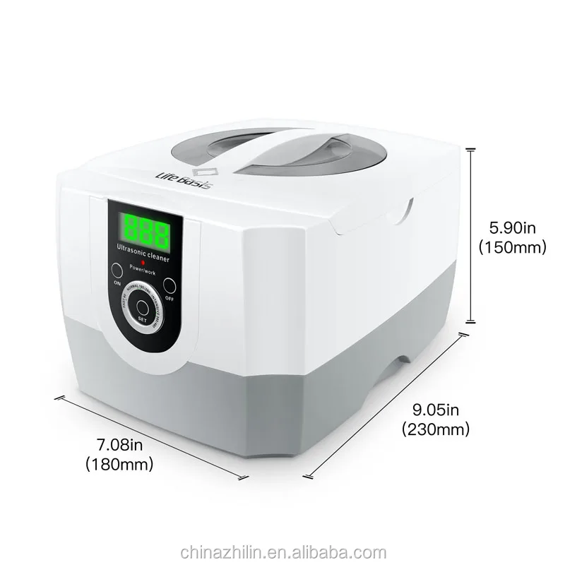 Home use 1.4L ABS and stainless steel ultrasonic cleaner
