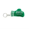 Promotional Mini Boxing Gloves Keychain Keyring Key Chain Leather Ring Flag AD689