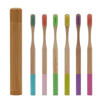 

New products Eco Friendly Round Handle Bamboo Toothbrush manufacturer