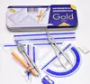 9PCS A5001 Tool Oxford Marshal Geometry Universe Kofa Mathematical Instruments Compass Divider Math Set