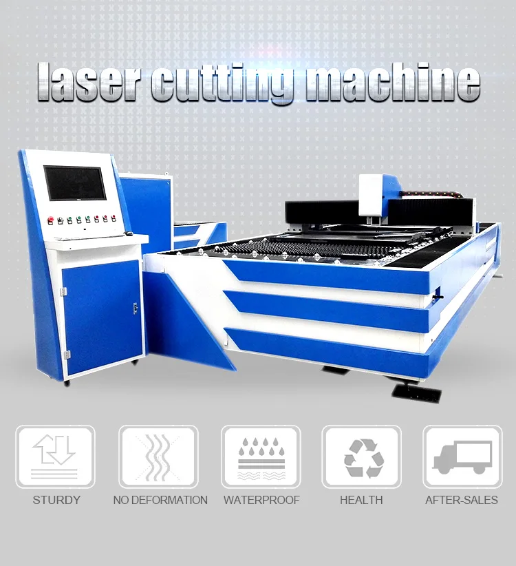 High Efficiency 5kw Stainless Steel Metal Lasers Cutting Machine Price