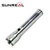 Aluminum 3W 150 Lumen Torch Direct Charging Solar Rechargeable Sun Power Flashlight
