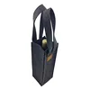 Wholesale easy carrying wool felt bottle bag for packing wine bottle