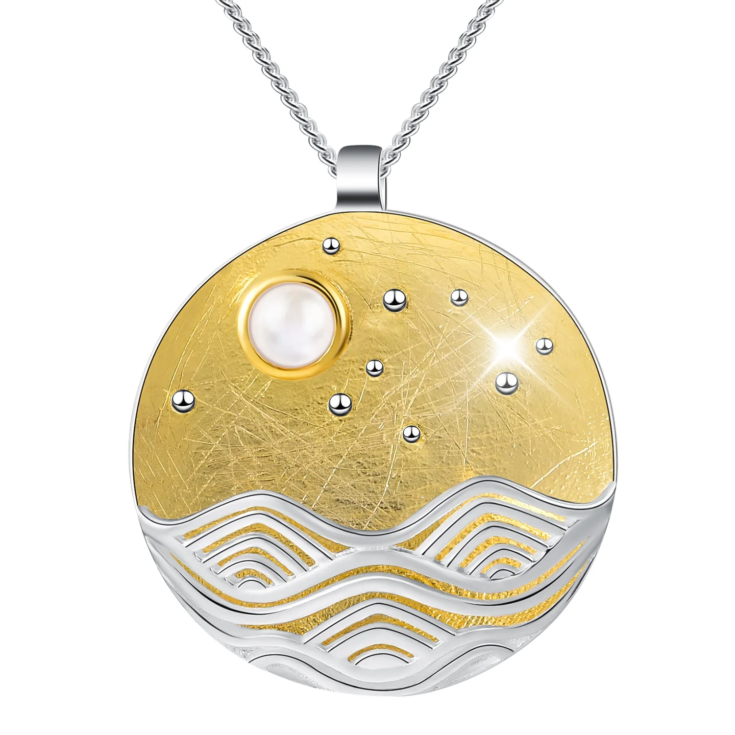 

Handmade design The Moonlight 925 silver pendant