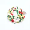 wholesale new hidden pocket scarf beautiful flower print loop women infinity scarf with zipper pocket