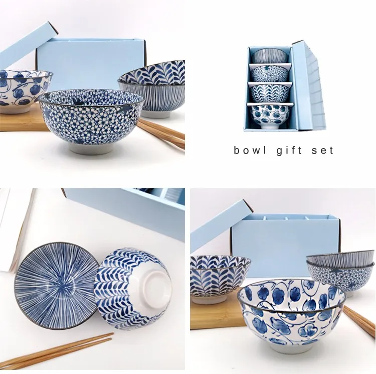 Wholesale Fashion Cheap Gift Set Korean Style Cereal Rice Ceramic