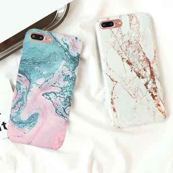 Wholesale hard pc marble phone case for iPhone