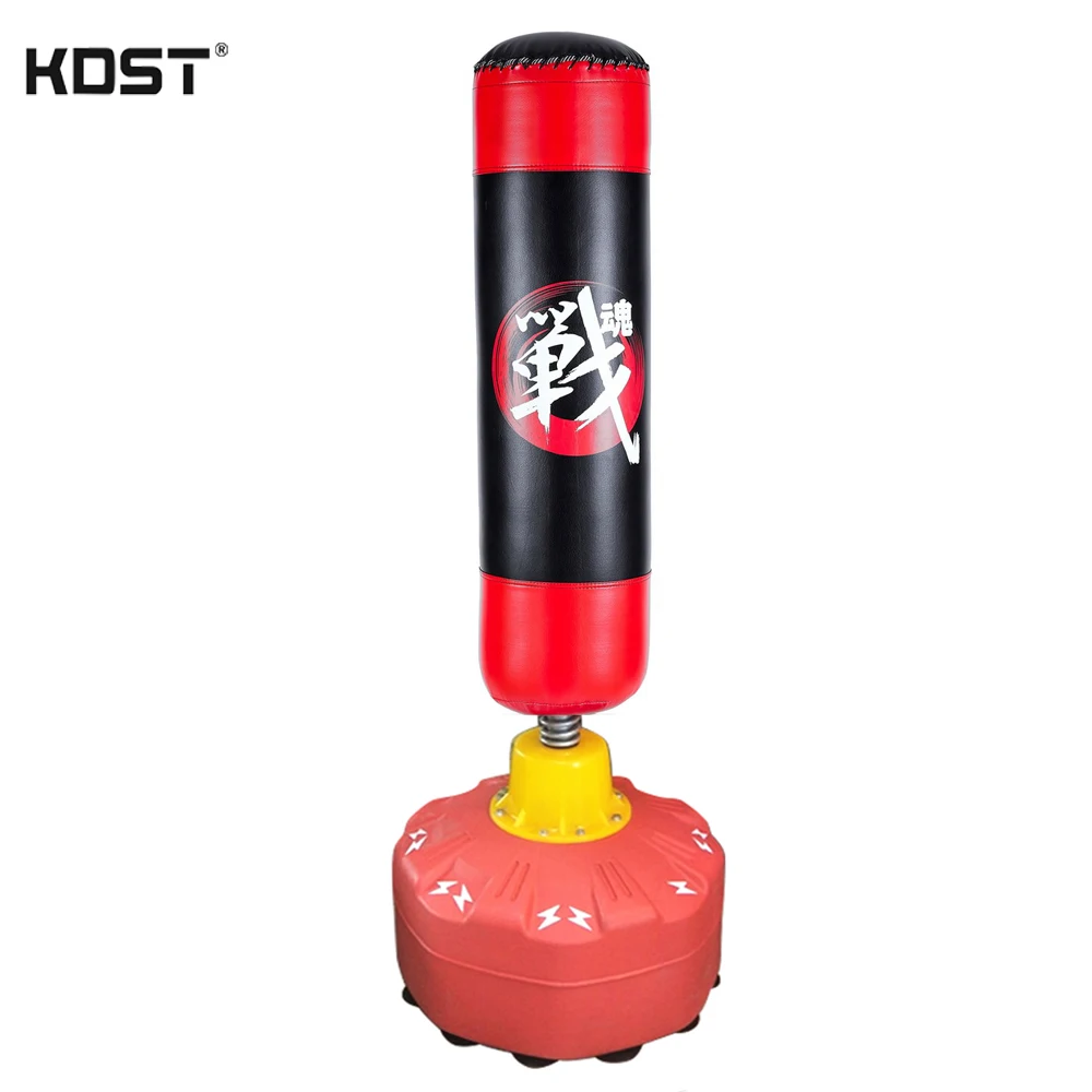 
custom logo high quality free standing workout fitness wholesale kickboxing punching bag from factory 