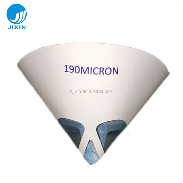 quality automotive blue mesh paper paint cone filter strainer