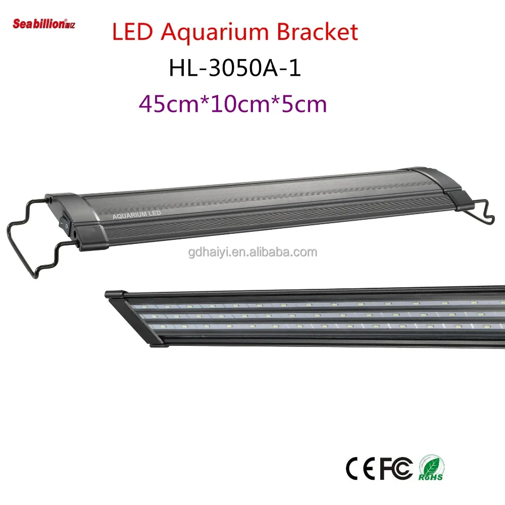 
Seabillion HL3050A-1 18W changeable emitting color LED aquarium lamp with bracket for coral reef 