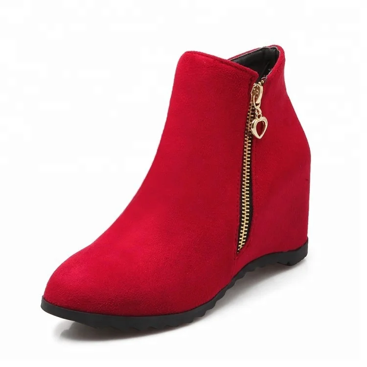 
GUGUTREE 35-43# large size ladies ankle boots winter women boots 