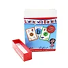 Good looking full color printing picture dictionary for children packaging rigid cardboard paper lid and base box
