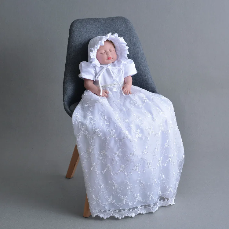 

Baby Christening Gowns Infant Baby Girl Dress Baptism Little Girl Clothes Summer Dresses for Baby Girl Wedding