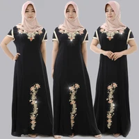 

2019 New Abaya Designs Dubai Black Satin Dress Jeddah Lady Cotton Garment Women Clothing Wedding Gown Long Skirt