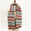 wholesale custom design modern antique knitted women winter scarves