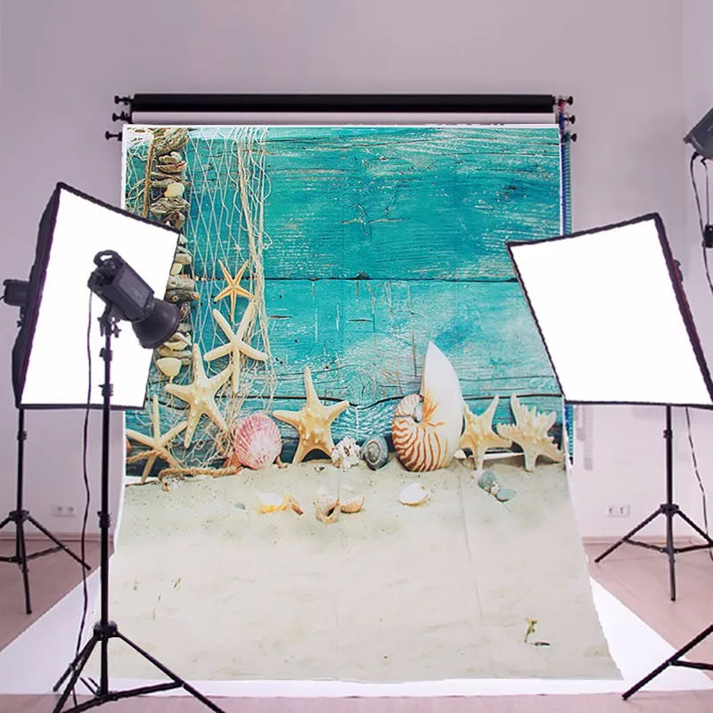 

3x5ft Vinyl Photography Backgrounds For Studio Photo Props beach Theme Photographic Backdrops cloth 1m x 1.5M