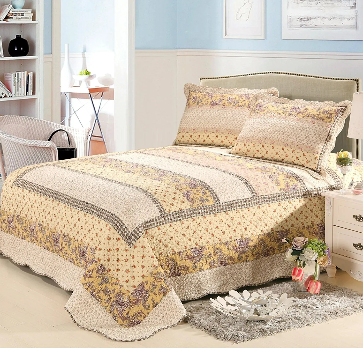 quilted bedspreads sale