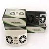 Factory direct mini portable solar electric car exhaust fan for cool