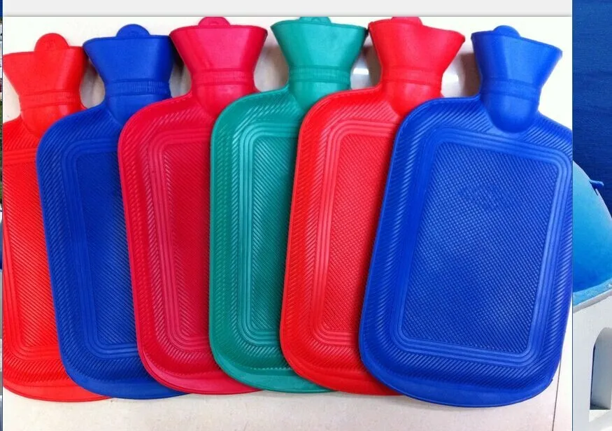 Bs Standard 500ml/1000ml/1500ml/2000ml Rubber Hot Water Bottle With ...