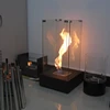 Inno living TT-51 free standing portable glass modern gel fireplace