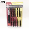13-Piece Hex Shape Chisel and Pin Punch Set with Separated Handle