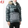Alibaba Wholesale Fashion Men Custom Winter High Quality Down Jacket With Hoody