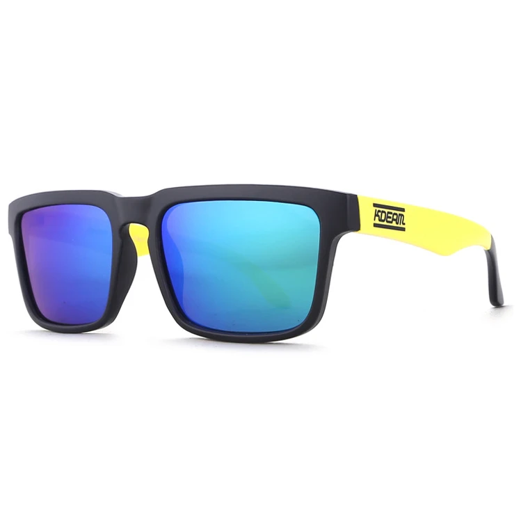 

KDEAM hot style square sports Sunglasses unisex UV400 colorful polarized sunglasses, Custom colors