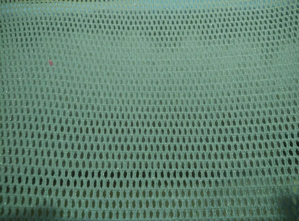 composition material nylon Nylon Strong Spandex Matalic Elastic Mesh Silver Thread