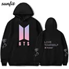 BTS Hoodies New Kpop BTS Bangtan Boys Autumn Hooded Sweatshirt BTS Love Yourself