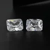 White emerald cut CZ stone price per carat