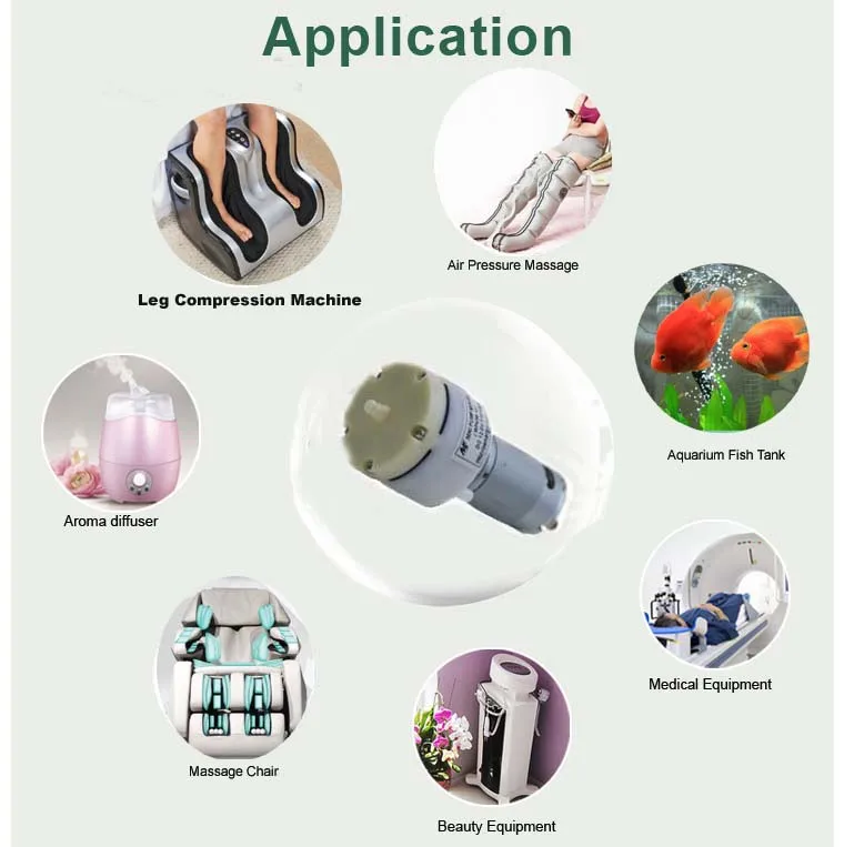 Electric Low Pressure Diaphragm Mini Air pump 14L/Min For Massage Machine