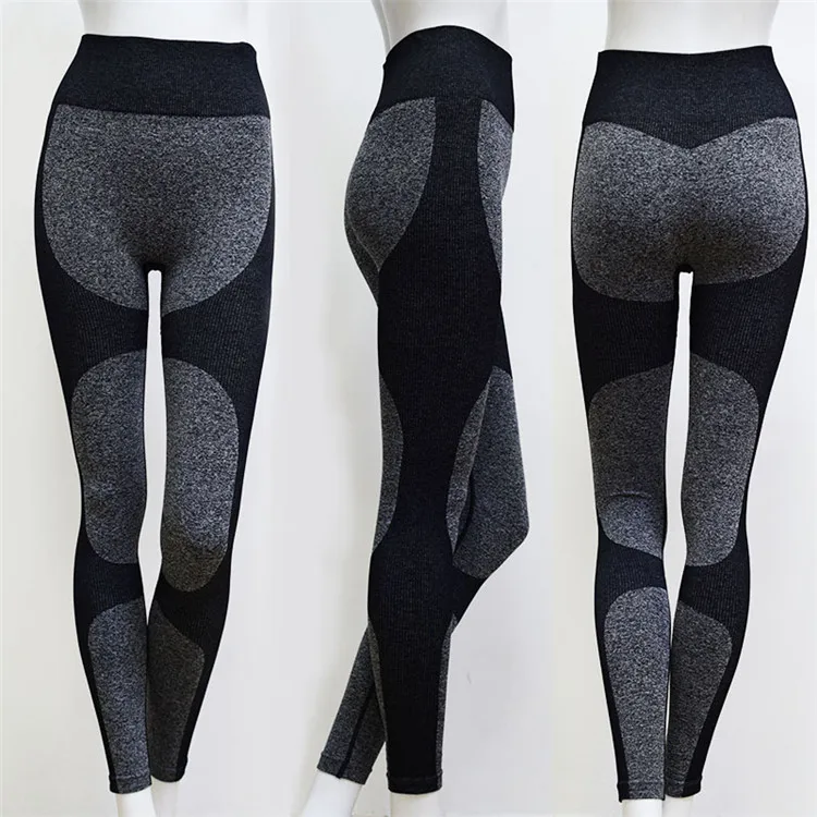Custom Seamless Solid Leggings Slim Fit Fitness Women Bamboo Yoga Pants
