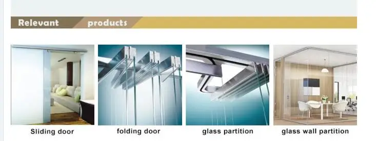 Interior door design good quality glass sliding folding door