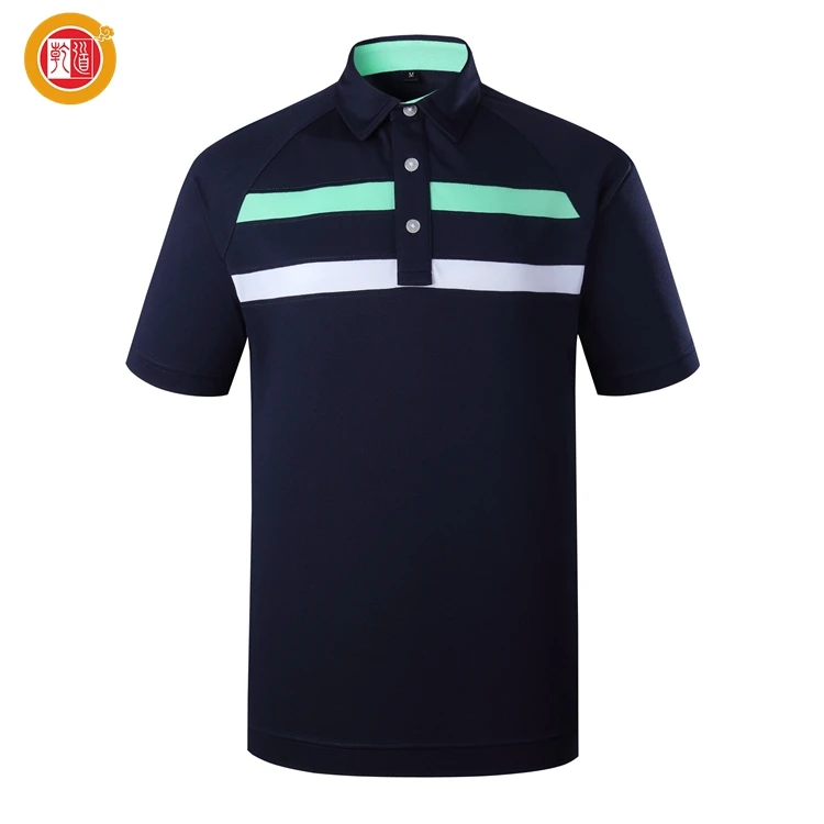 

In Stock High Quality Performance Men's Golf Shirt Quick Dry Cotton Pique Polo Shirt, Custom color